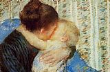 Mother Canvas Paintings - Mother And Child 7